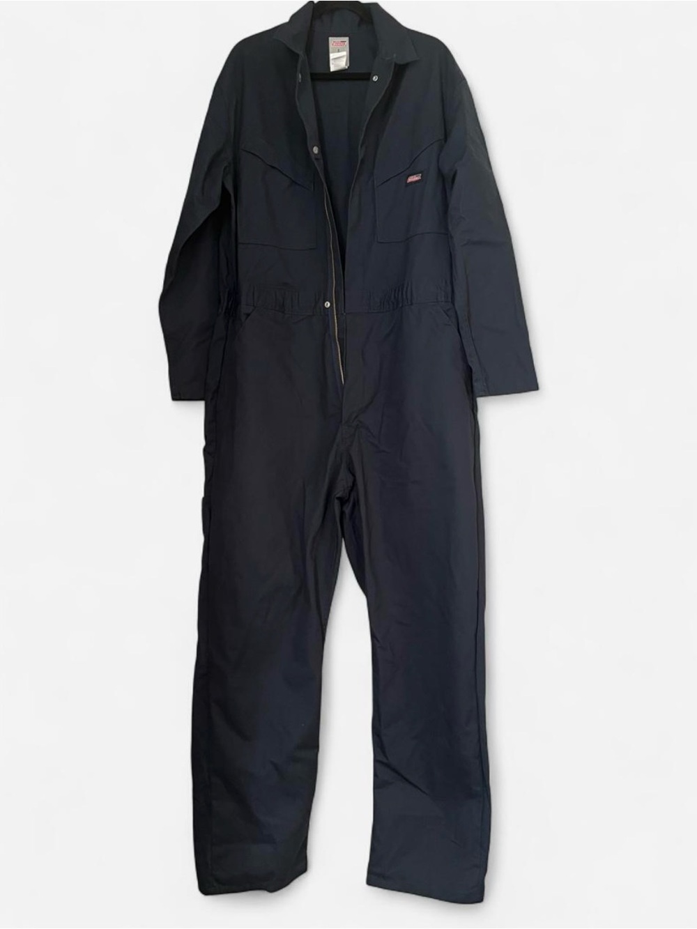 Dickies Men’s Navy Zip-Front Utility Jumpsuit